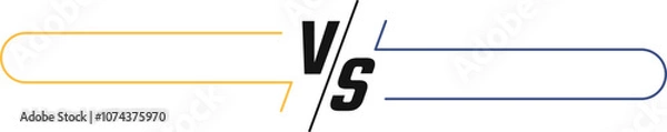 Obraz Versus (VS) Banner Icon