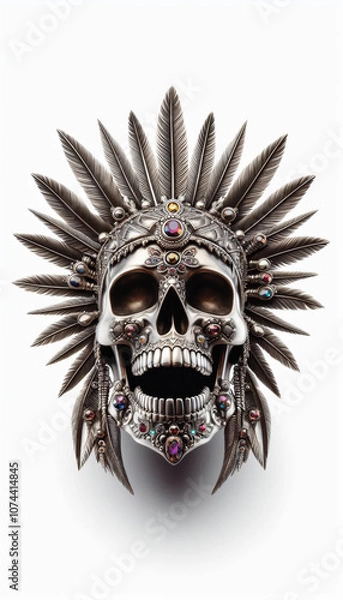 Fototapeta プラチナ 髑髏