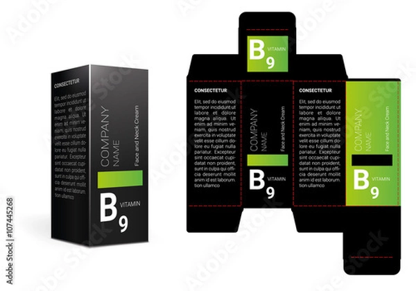 Obraz Box design vector