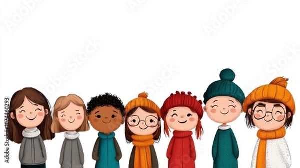 Fototapeta Diverse Team of Young People with Different Ages