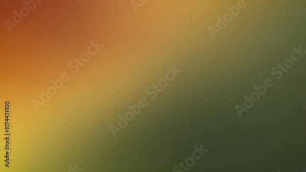 Fototapeta neon Olive Green, Burnt Orange, Gold glowing gradient background, a soft grainy noise texture with shimmering highlights and Smooth Transitions for a dynamic effect