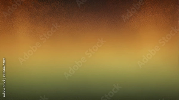 Fototapeta neon Olive Green, Burnt Orange, Gold glowing gradient background, a soft grainy noise texture with shimmering highlights and Smooth Transitions for a dynamic effect