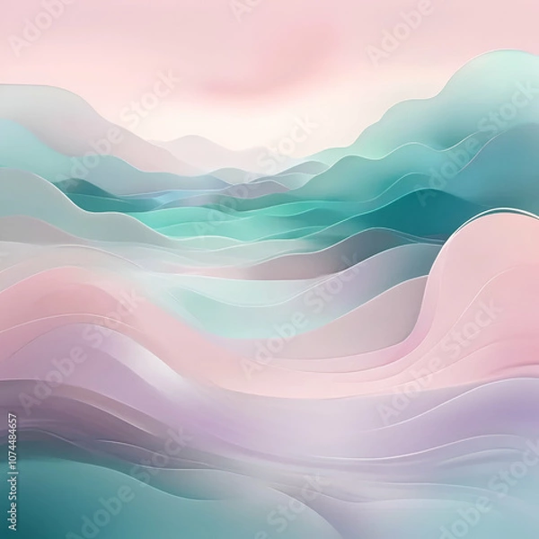 Obraz Abstract Background with Waves