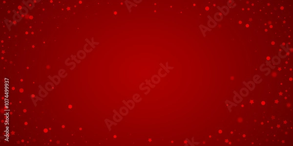 Obraz Falling snowflakes christmas background. Subtle