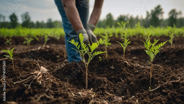 Obraz Reforestation and Environmental