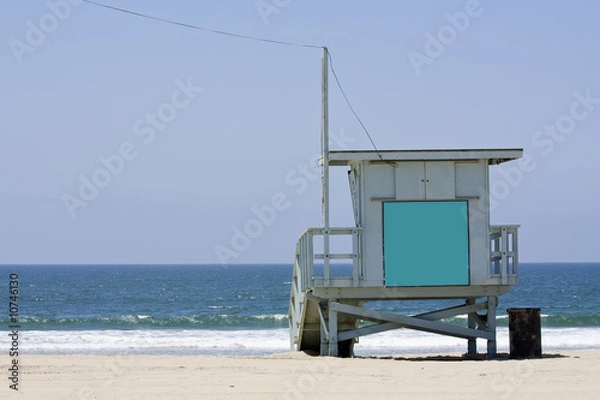Obraz Lifeguard hut.