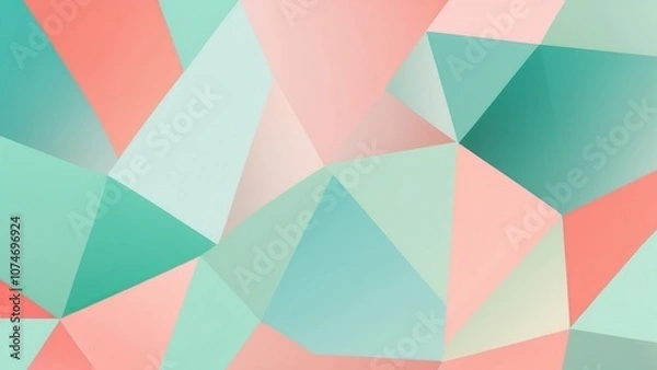Fototapeta Soft Geometric Abstract Background