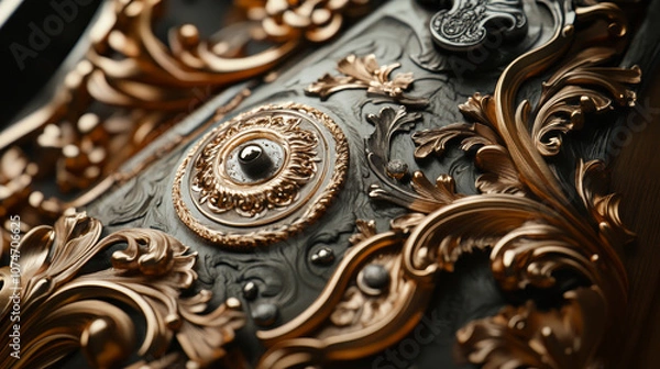 Fototapeta This prompt will bring meticulous craftsmanship to life, capturing the dedication and precision required to create something truly refined and beautifully intricate. 