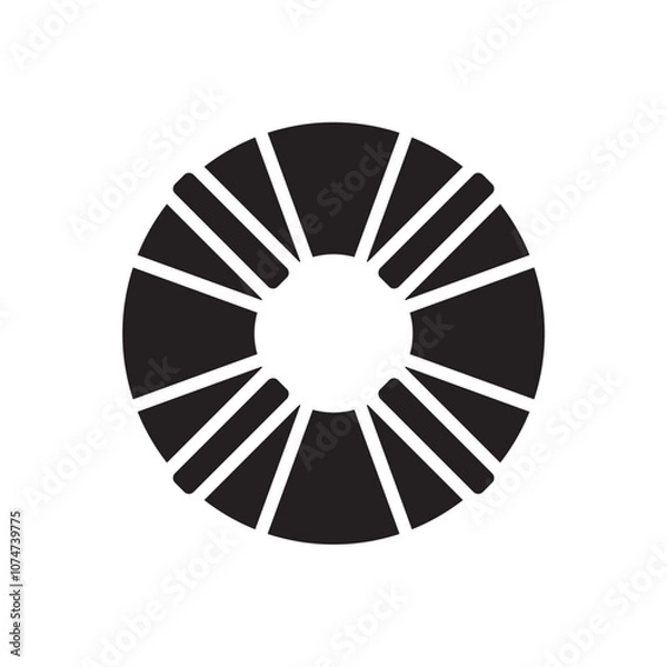 Fototapeta Life Bouy icon. Simple vector sign.