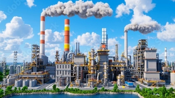 Obraz Climate change emphasizes the need for carbon neutrality.