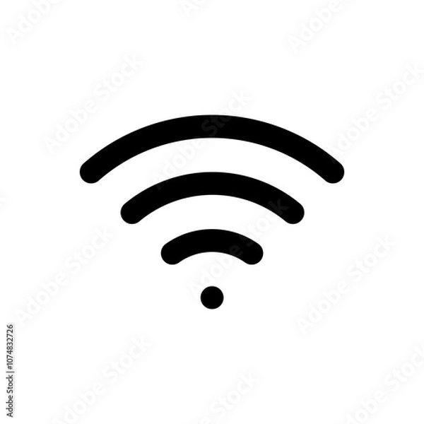Fototapeta wifi icon. Simple vector sign