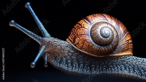 Fototapeta Snail Shell Macro Photography