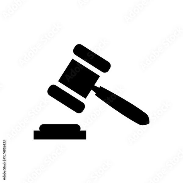 Fototapeta Judical icon. Simple vector sign.