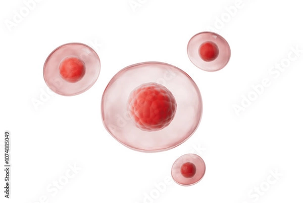 Obraz Medical cells with dark background,3d rendering