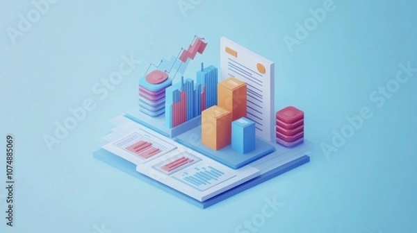 Fototapeta Data Analytics and Visualization