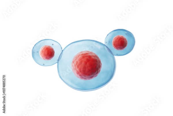 Fototapeta Medical cells with dark background,3d rendering