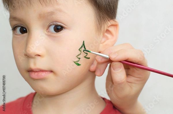 Obraz Child face painting