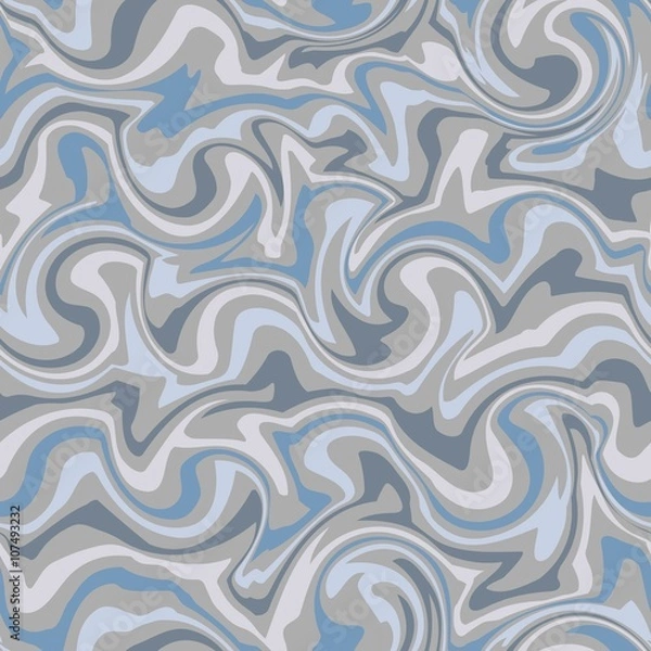 Fototapeta Vector seamless pattern, optical illusion geometric background.