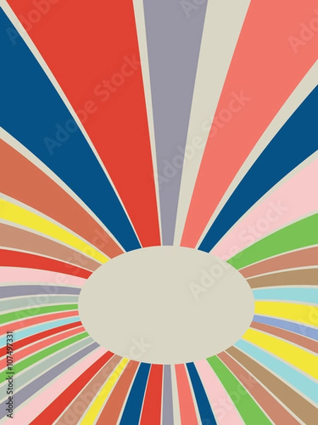 Fototapeta Colorful Rays Background