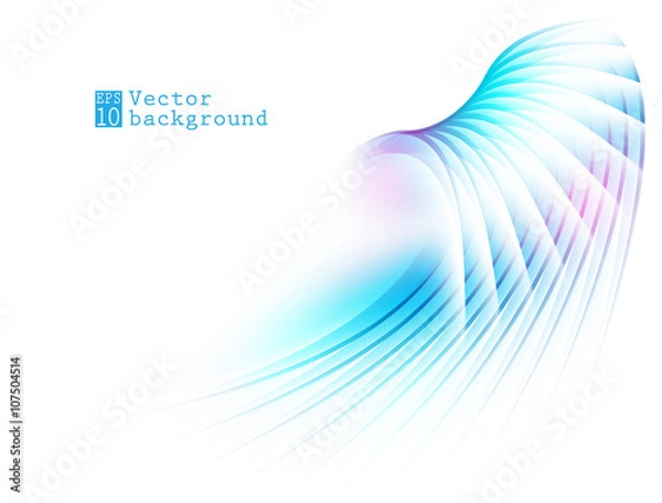 Obraz vector background, wavy lines