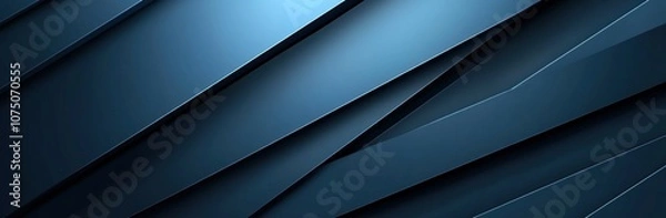 Fototapeta Abstract Blue Geometric Pattern