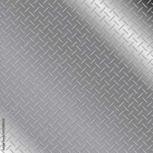 Fototapeta Abstract grey metallic texture background