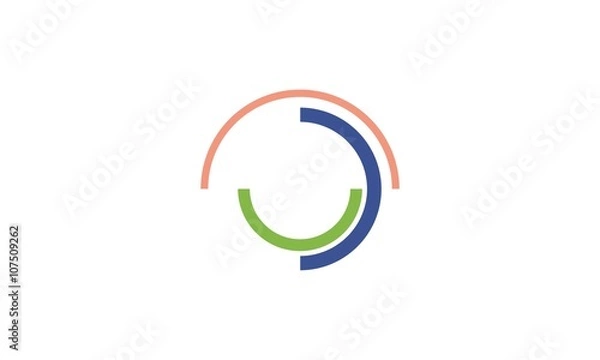 Obraz Movement Lines . Movement Logo Design . Movement Stripes. 