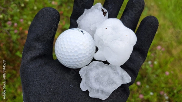 Fototapeta Large Hail