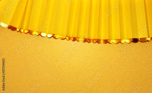 Fototapeta beautiful yellow festive background