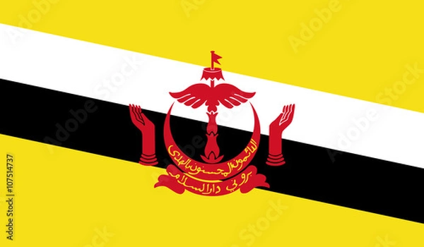 Obraz Brunei Flag