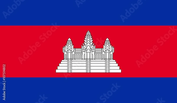 Obraz Cambodia Flag