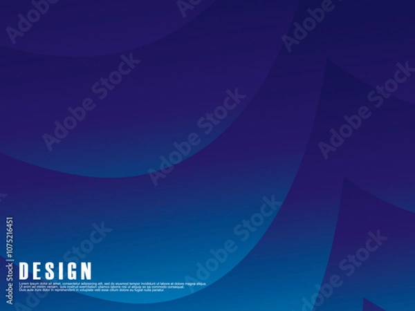 Fototapeta Abstract blue color background. Dynamic shape composition. Blue waves gradient cloud pattern. Blue gradient background vector illustration.