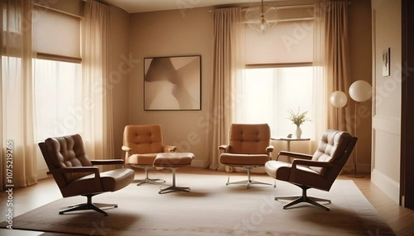 Fototapeta Photo interior modern design room 