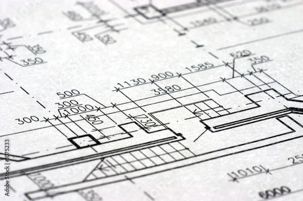 Fototapeta blueprint