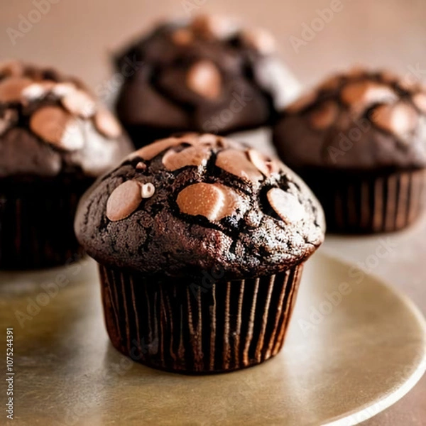 Fototapeta chocolate muffin