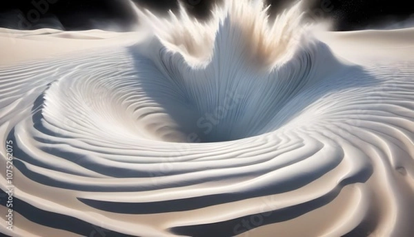 Fototapeta exploding sand
