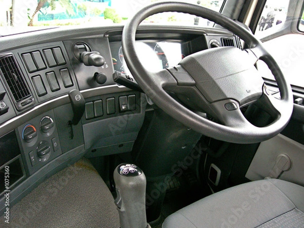 Obraz truck interior