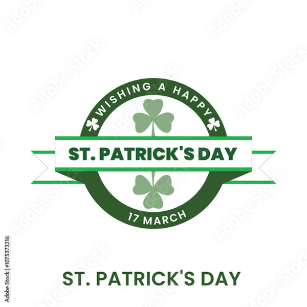 Obraz St. Patrick's Day  vector design 
