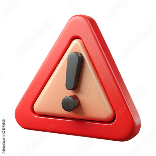 Fototapeta Yellow triangle warning Hazard sign High Voltage icon road sign Electric shock Danger, risk, caution, attention