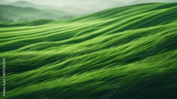 Obraz Lush Green Grass Field Texture. Natural Background for Eco and Nature Themed Designs