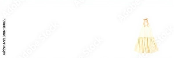 Fototapeta Lightweight sundress with built-in shorts and tie detail, relaxed styles, spring dresses