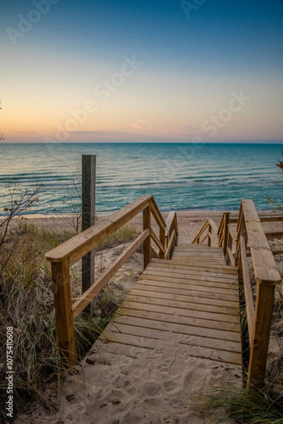 Obraz Pathway to Lake Michigan 