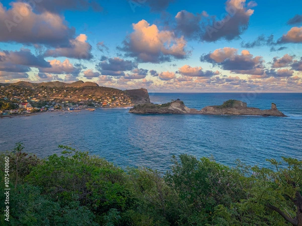 Obraz View from Praslin, St Lucia