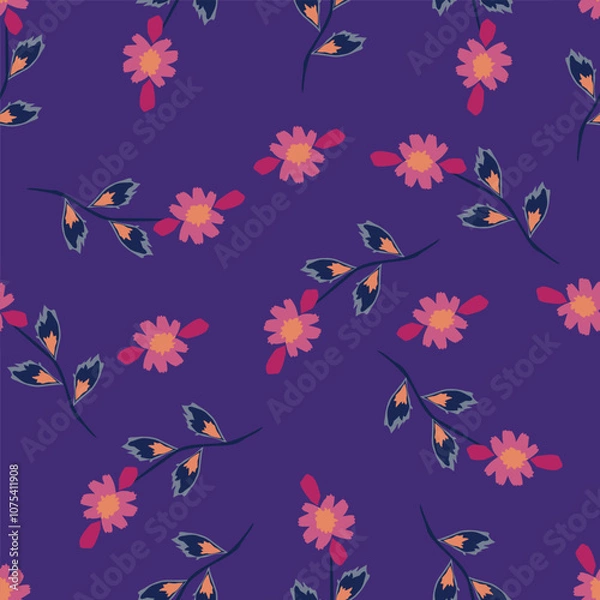 Obraz abstract flower patterns in various patterns, motifs, for textures, backgrounds and other digital needs