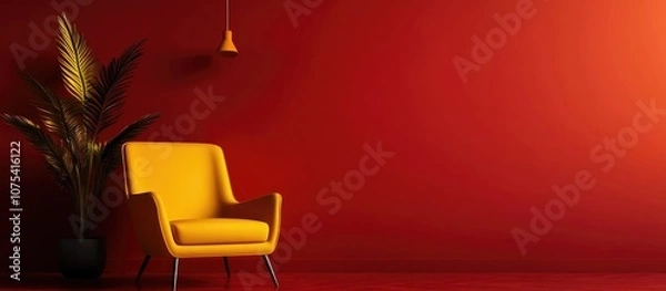 Obraz Bright and cozy modern apartment interior featuring stylish decor and an inviting atmosphere perfect for home staging and general cleaning