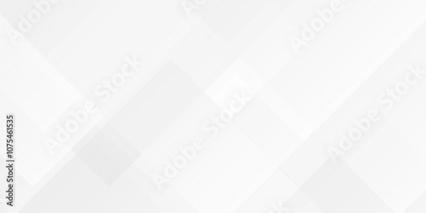 Obraz Luxury modern element shiny thin line technology. Light gray and white overlap triangle. geometric abstract subtle vector layer tech square corporate cube banner, brochure, template web background.