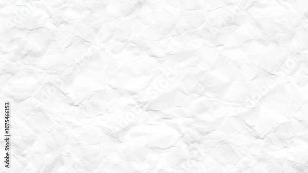 Fototapeta white crumpled paper texture background