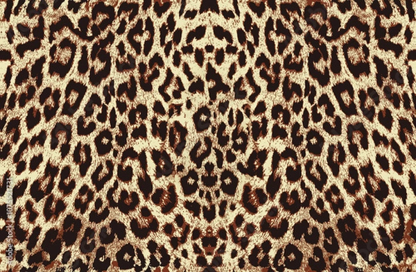 Obraz animal skin pattern. leopard print.