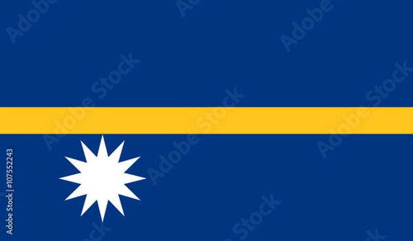 Obraz Nauru Flag