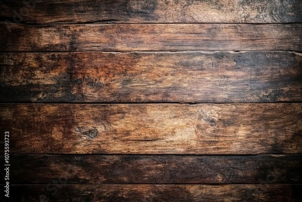 Obraz Close-up of wooden wall, Austria. Beautiful simple AI generated image